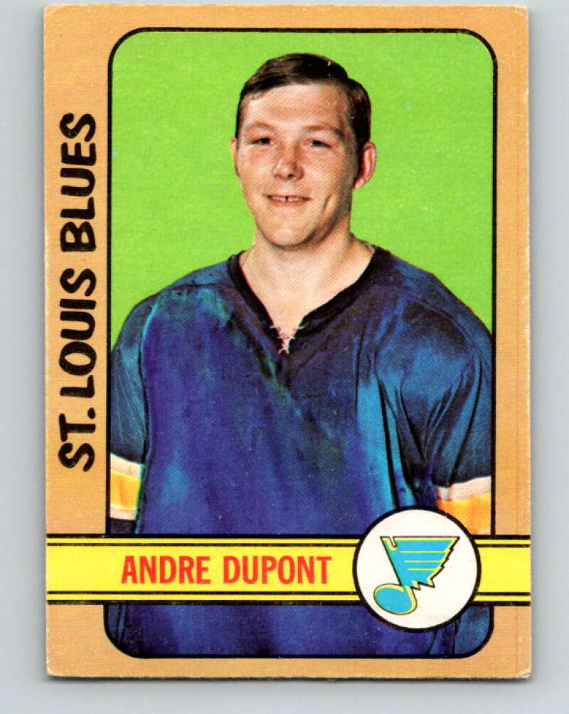 1972-73 O-Pee-Chee #16 Andre Dupont RC Rookie St. Louis Blues V3228