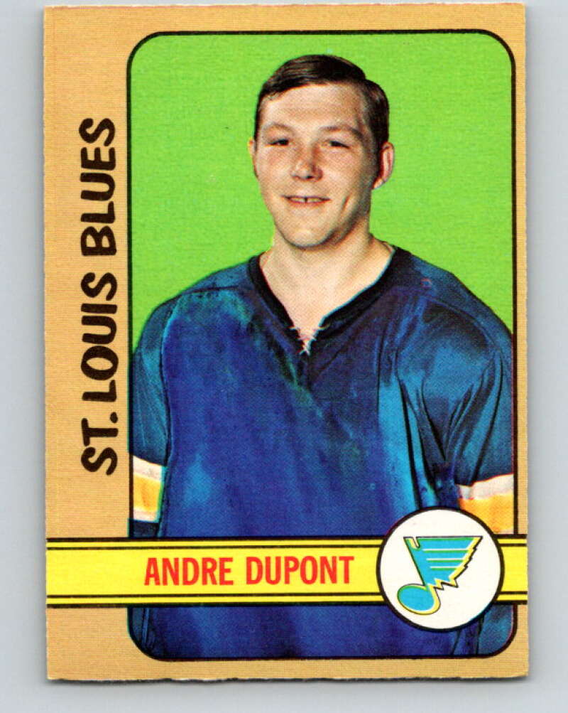 1972-73 O-Pee-Chee #16 Andre Dupont RC Rookie St. Louis Blues V3229