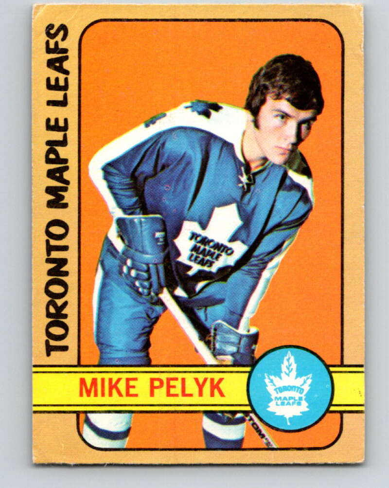 1972-73 O-Pee-Chee #17 Mike Pelyk Toronto Maple Leafs V3234