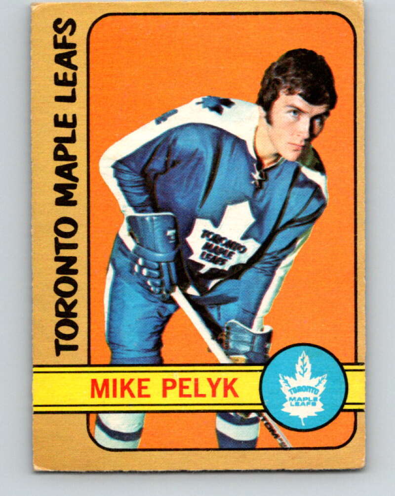 1972-73 O-Pee-Chee #17 Mike Pelyk Toronto Maple Leafs V3238