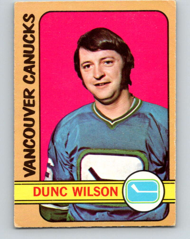 1972-73 O-Pee-Chee #18 Dunc Wilson Vancouver Canucks V3243