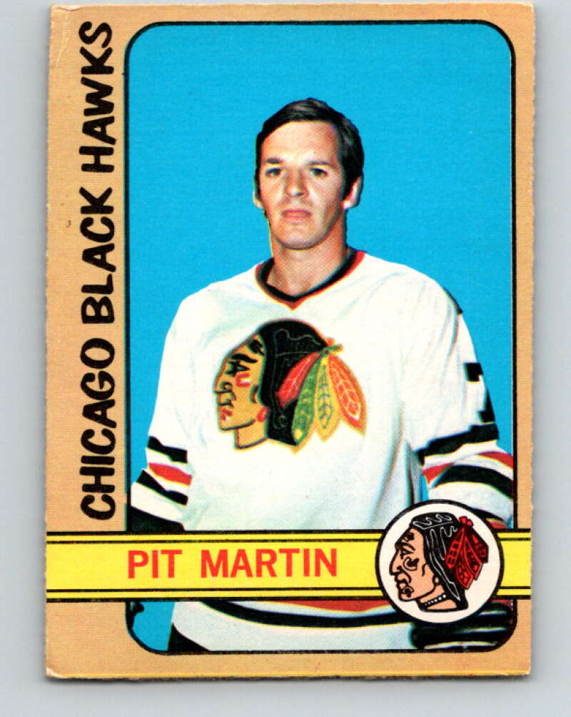 1972-73 O-Pee-Chee #24 Pit Martin Chicago Blackhawks V3278