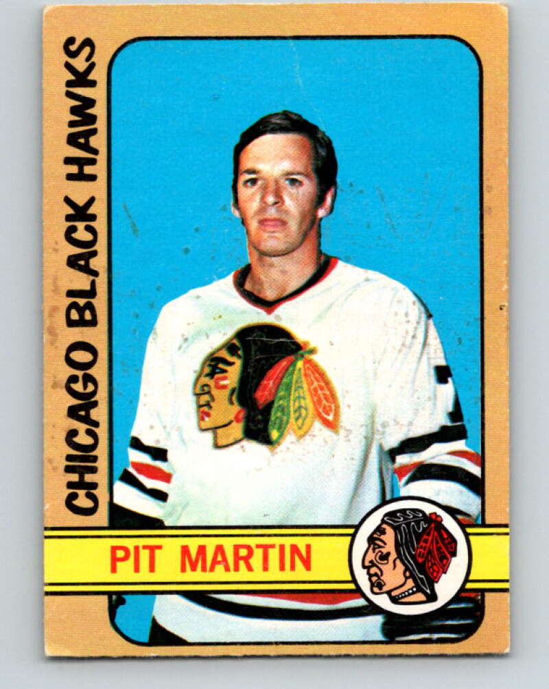 1972-73 O-Pee-Chee #24 Pit Martin Chicago Blackhawks V3279