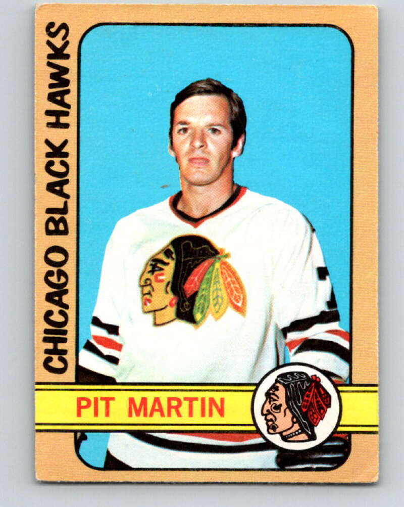 1972-73 O-Pee-Chee #24 Pit Martin Chicago Blackhawks V3280