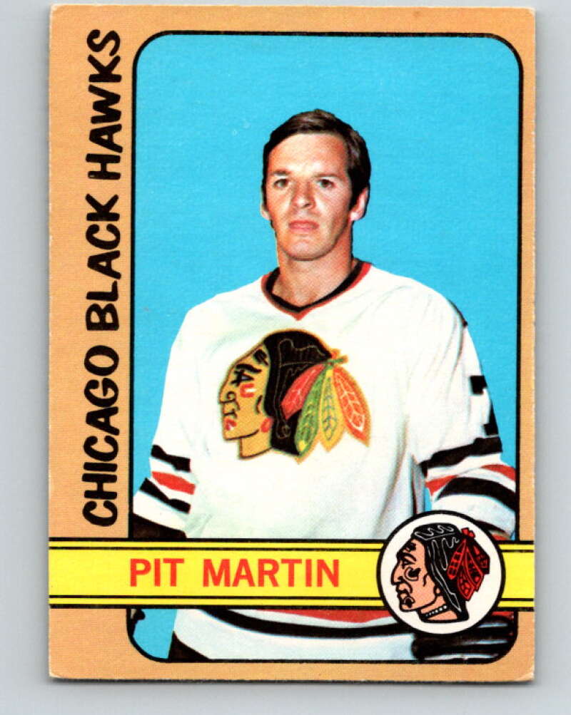 1972-73 O-Pee-Chee #24 Pit Martin Chicago Blackhawks V3282