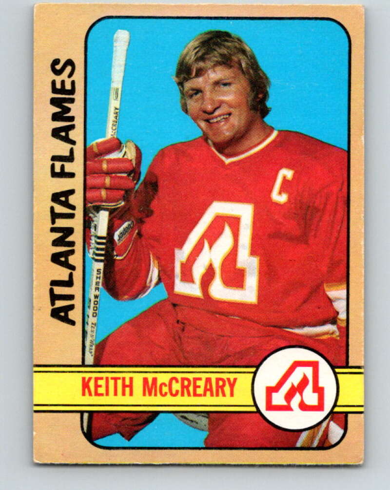 1972-73 O-Pee-Chee #25 Keith McCreary Atlanta Flames V3288