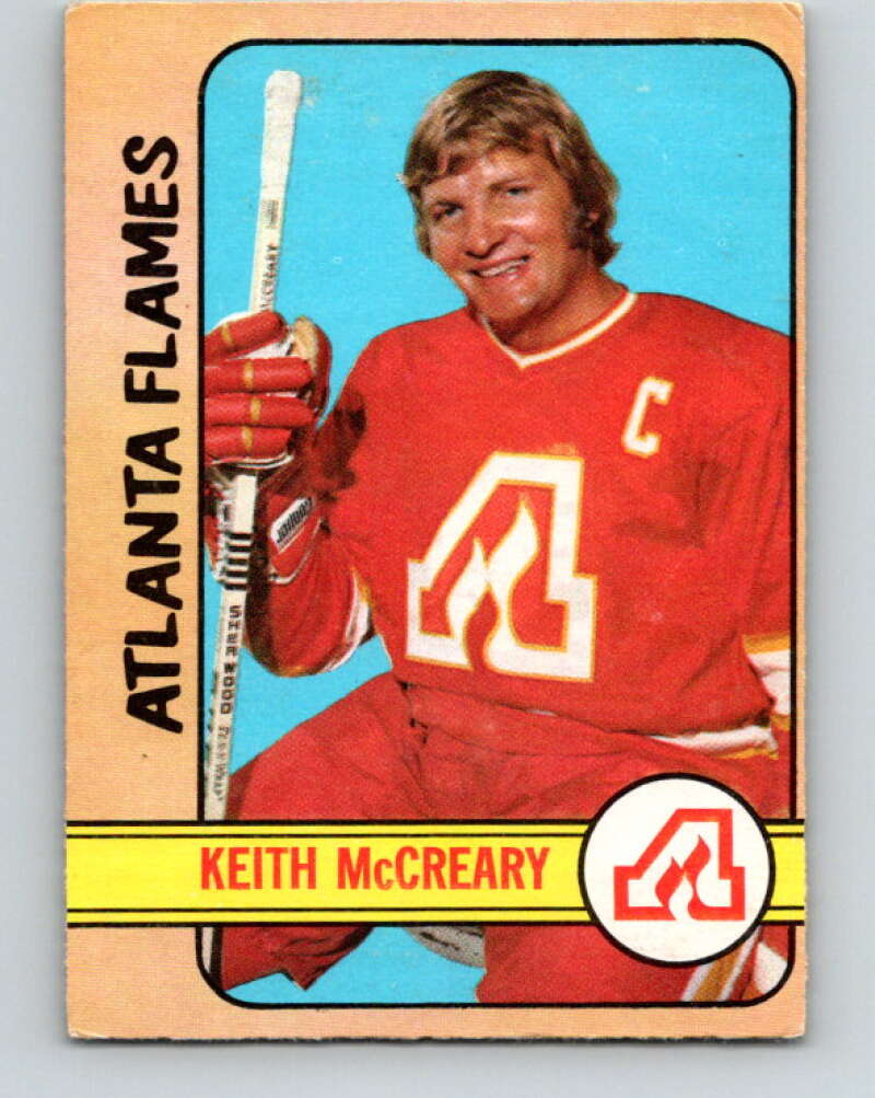 1972-73 O-Pee-Chee #25 Keith McCreary Atlanta Flames V3291