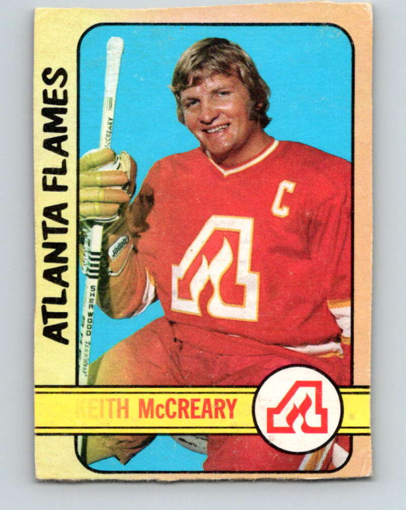 1972-73 O-Pee-Chee #25 Keith McCreary Atlanta Flames V3292