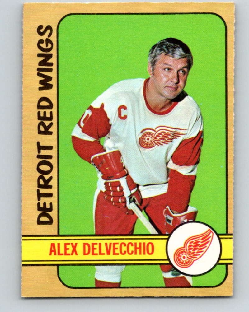 1972-73 O-Pee-Chee #26 Alex Delvecchio Detroit Red Wings V3298