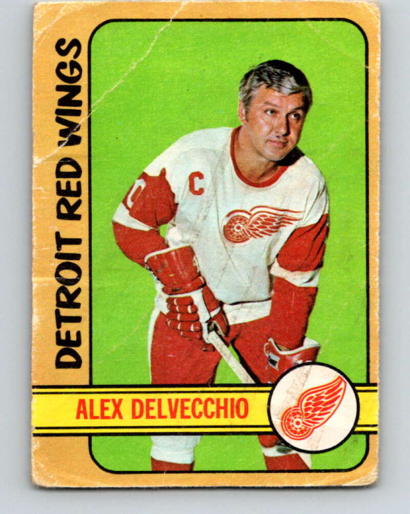 1972-73 O-Pee-Chee #26 Alex Delvecchio Detroit Red Wings V3299