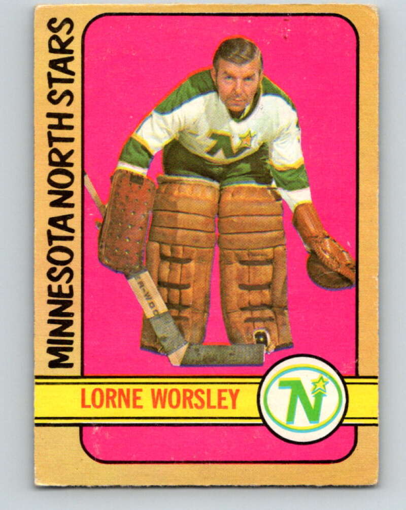 1972-73 O-Pee-Chee #28 Gump Worsley Minnesota North Stars V3312
