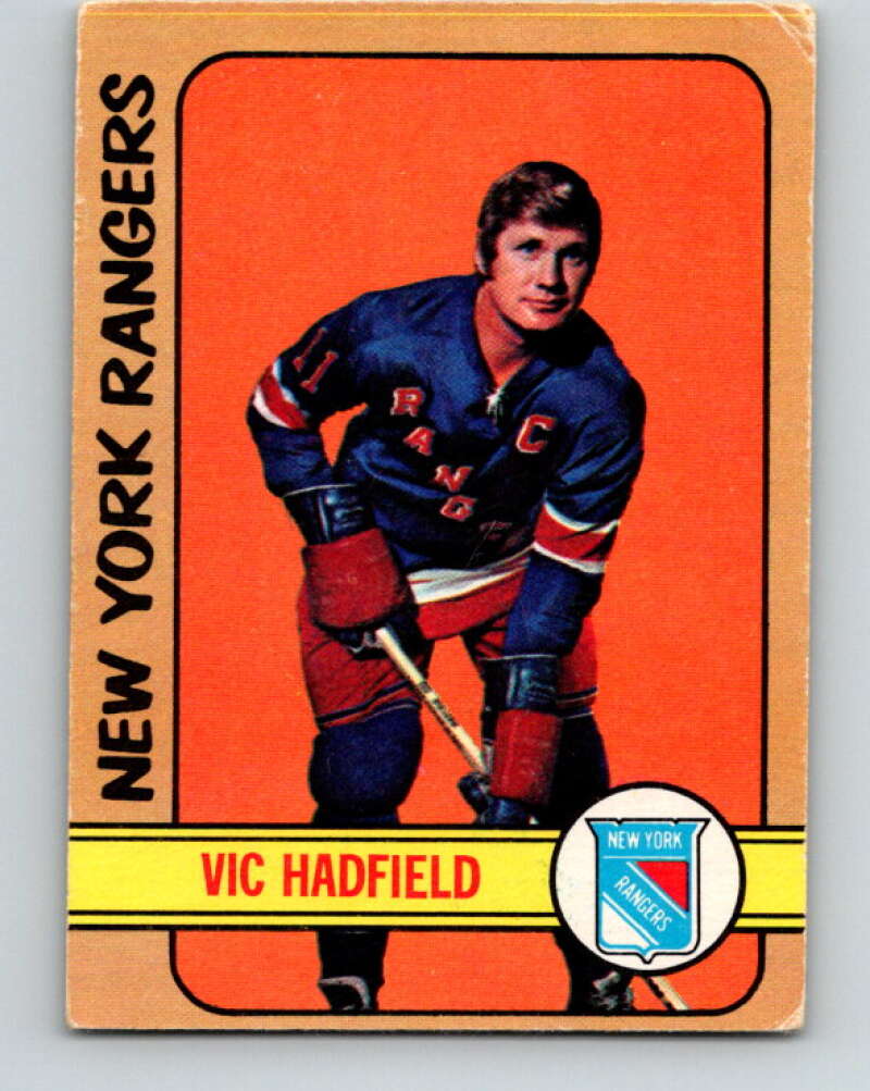 1972-73 O-Pee-Chee #31 Vic Hadfield New York Rangers V3327
