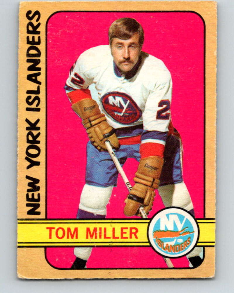 1972-73 O-Pee-Chee #32 Tom Miller RC Rookie New York Islanders V3336