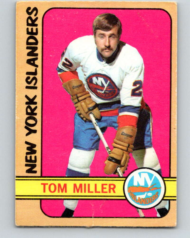 1972-73 O-Pee-Chee #32 Tom Miller RC Rookie New York Islanders V3337