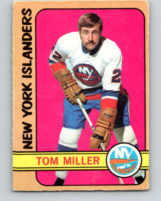 1972-73 O-Pee-Chee #32 Tom Miller  RC Rookie New York Islanders  V3338