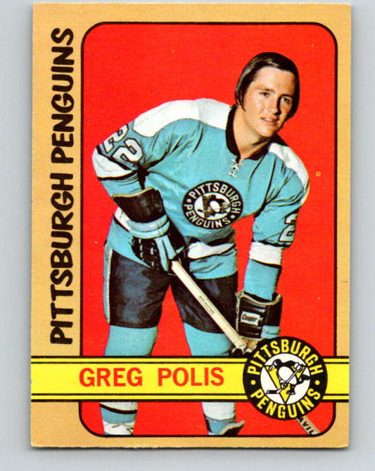 1972-73 O-Pee-Chee #34 Greg Polis  Pittsburgh Penguins  V3345