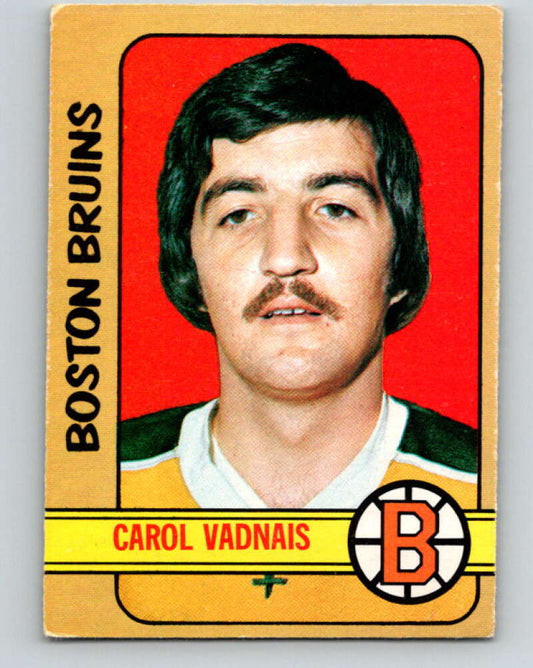 1972-73 O-Pee-Chee #39 Carol Vadnais  Boston Bruins  V3374