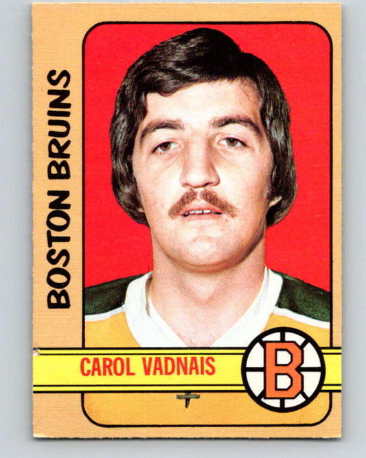 1972-73 O-Pee-Chee #39 Carol Vadnais  Boston Bruins  V3376