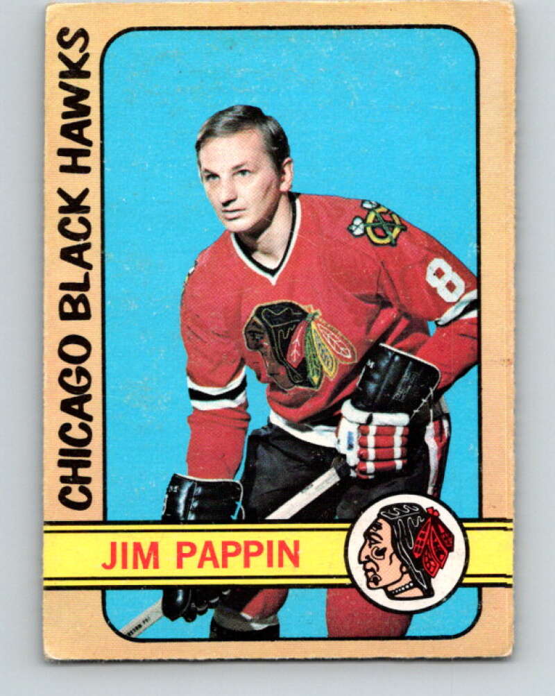 1972-73 O-Pee-Chee #42 Jim Pappin Chicago Blackhawks V3389