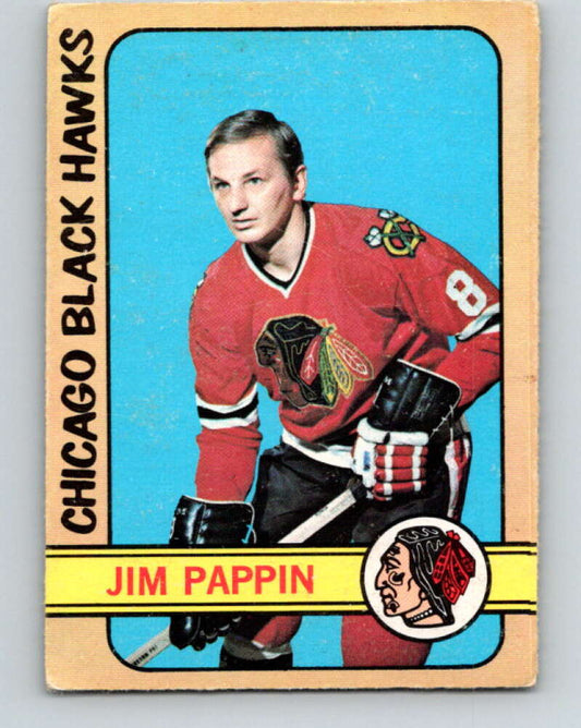 1972-73 O-Pee-Chee #42 Jim Pappin  Chicago Blackhawks  V3389