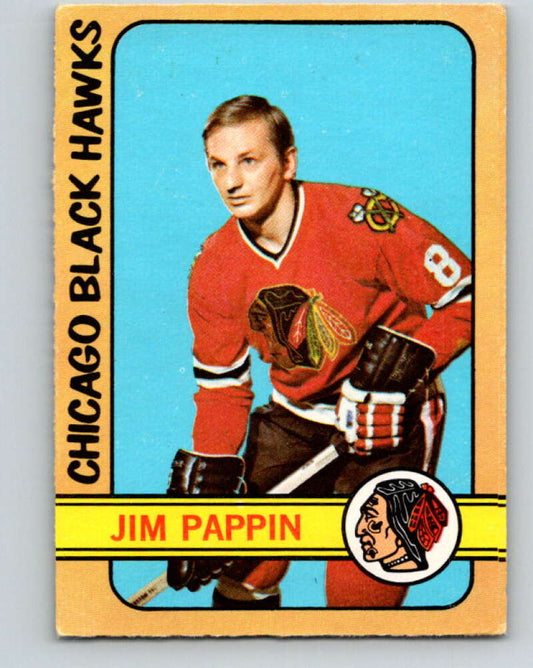 1972-73 O-Pee-Chee #42 Jim Pappin  Chicago Blackhawks  V3390