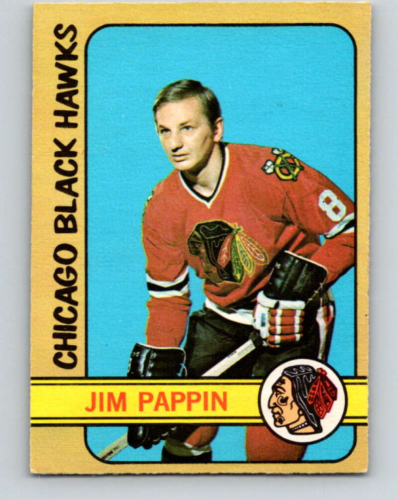1972-73 O-Pee-Chee #42 Jim Pappin Chicago Blackhawks V3392