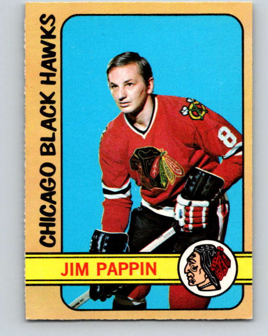 1972-73 O-Pee-Chee #42 Jim Pappin  Chicago Blackhawks  V3393