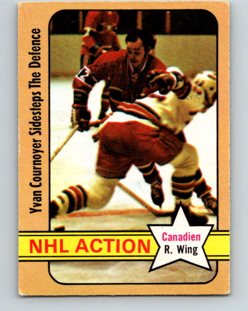 1972-73 O-Pee-Chee #44 Yvan Cournoyer Montreal Canadiens V3400