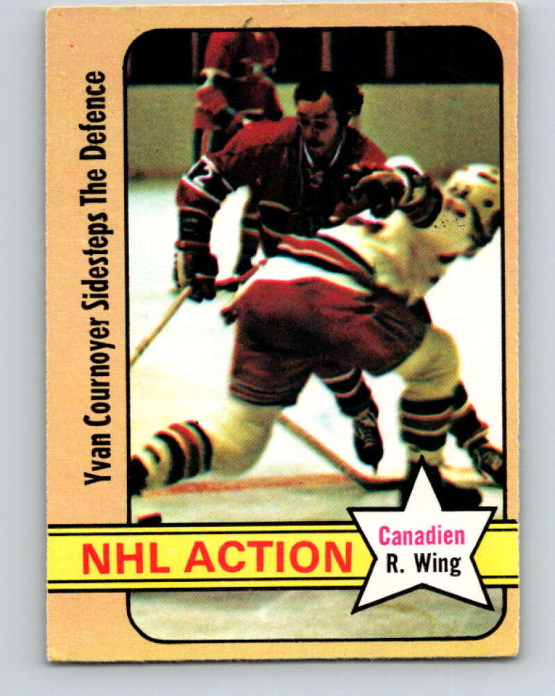 1972-73 O-Pee-Chee #44 Yvan Cournoyer Montreal Canadiens V3401