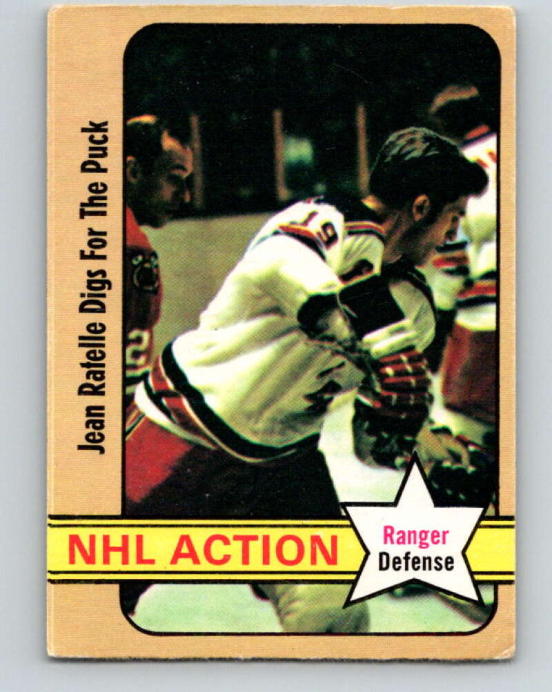 1972-73 O-Pee-Chee #48 Jean Ratelle ERR New York Rangers V3425