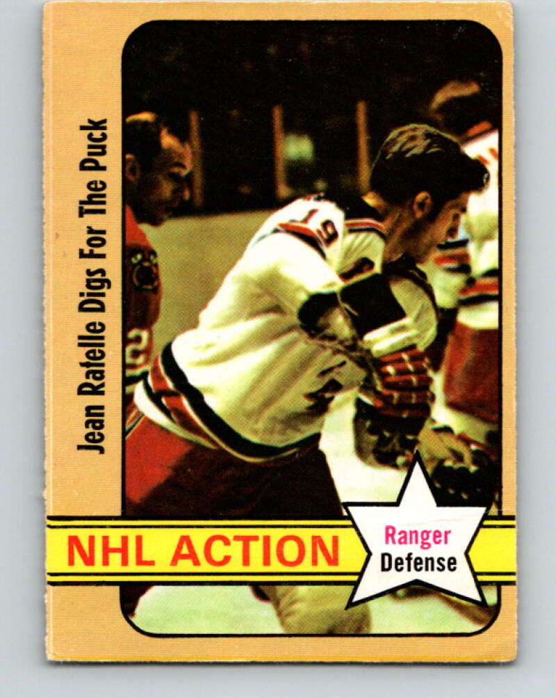 1972-73 O-Pee-Chee #48 Jean Ratelle ERR New York Rangers V3426