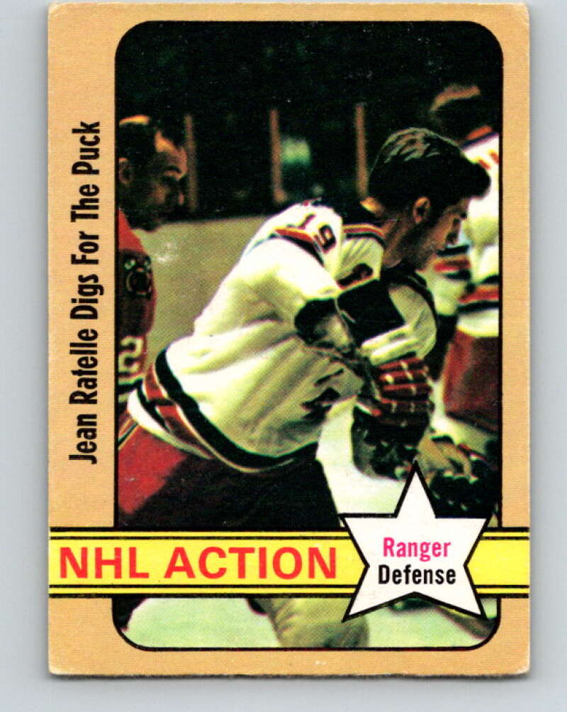 1972-73 O-Pee-Chee #48 Jean Ratelle ERR New York Rangers V3427