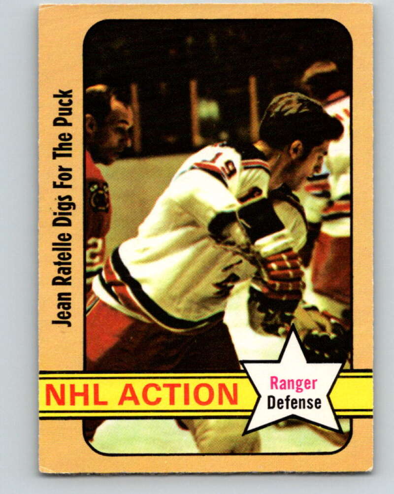 1972-73 O-Pee-Chee #48 Jean Ratelle ERR New York Rangers V3428
