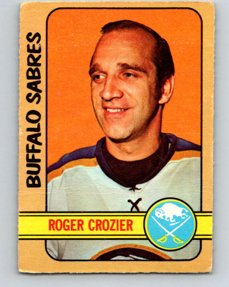 1972-73 O-Pee-Chee #50 Roger Crozier Buffalo Sabres V3440