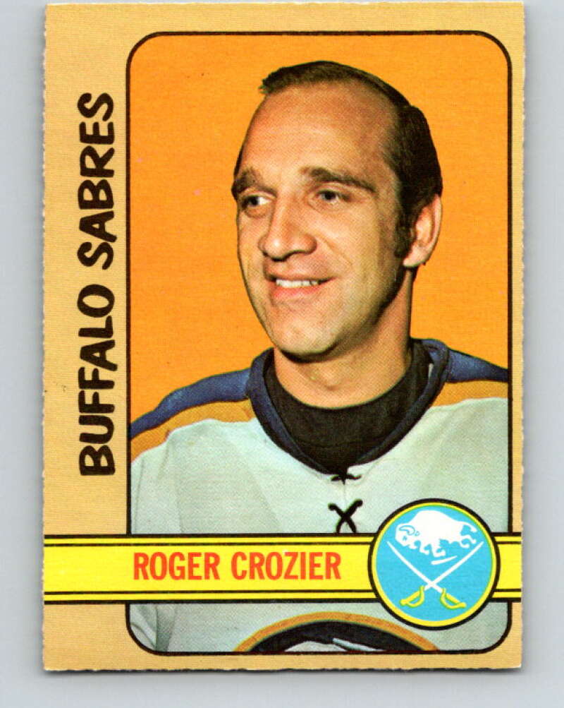1972-73 O-Pee-Chee #50 Roger Crozier Buffalo Sabres V3441