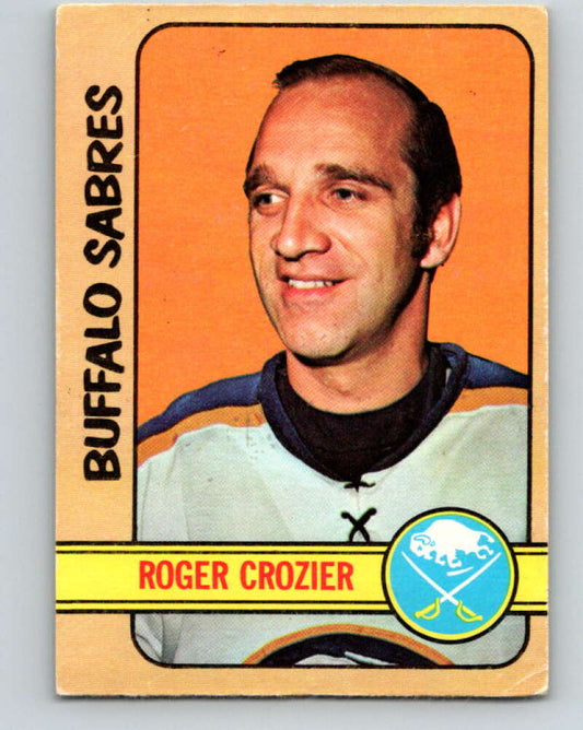 1972-73 O-Pee-Chee #50 Roger Crozier  Buffalo Sabres  V3443