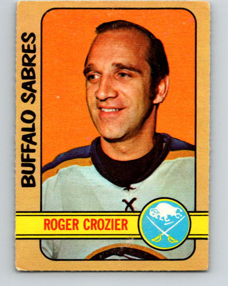 1972-73 O-Pee-Chee #50 Roger Crozier Buffalo Sabres V3444