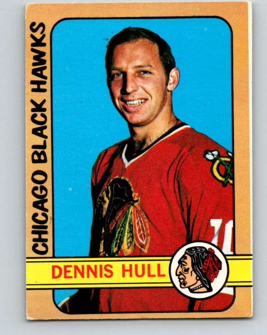 1972-73 O-Pee-Chee #52 Dennis Hull  Chicago Blackhawks  V3451