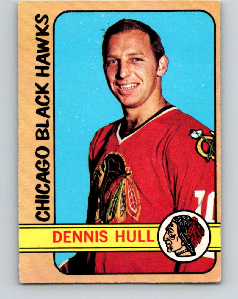 1972-73 O-Pee-Chee #52 Dennis Hull Chicago Blackhawks V3455