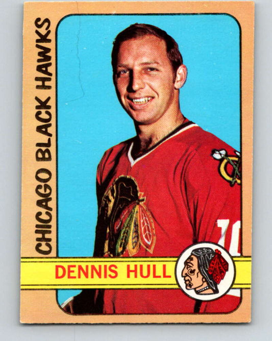 1972-73 O-Pee-Chee #52 Dennis Hull  Chicago Blackhawks  V3456