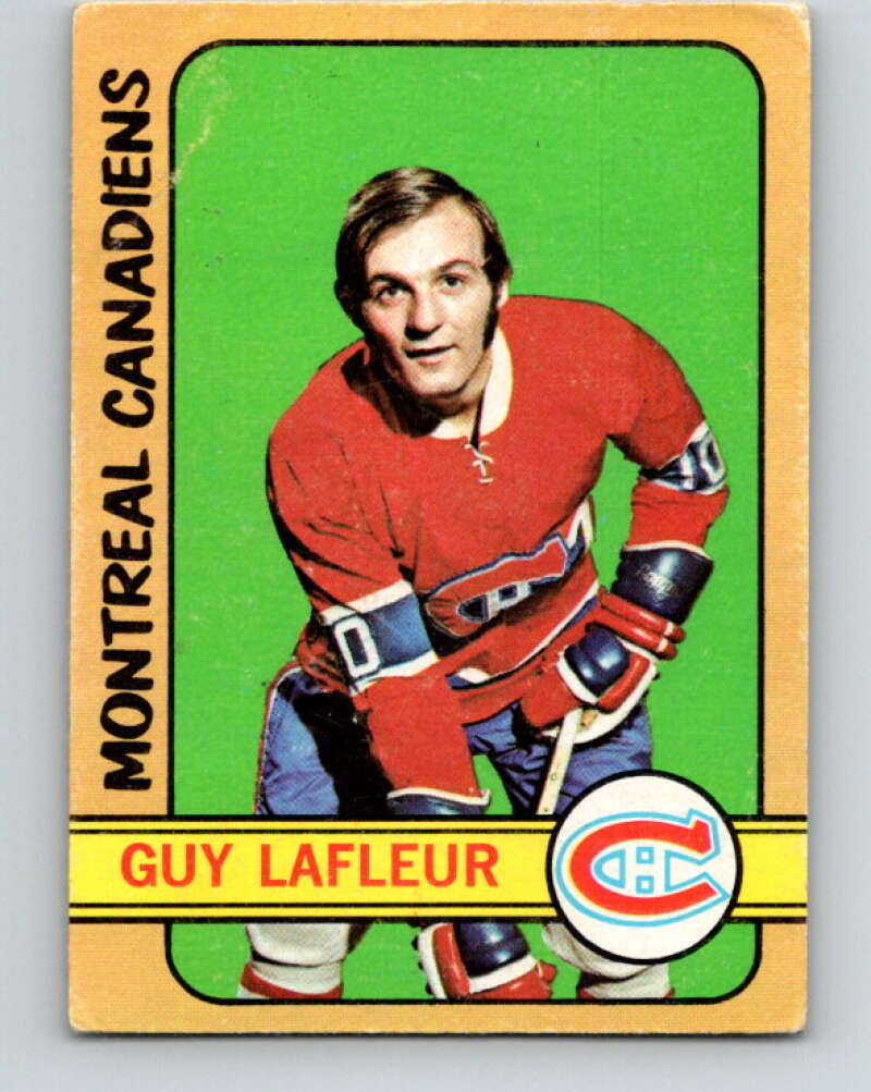 1972-73 O-Pee-Chee #59 Guy Lafleur Montreal Canadiens V3507
