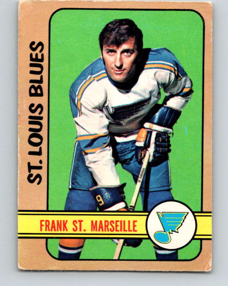 1972-73 O-Pee-Chee #65 Frank St. Marseille St. Louis Blues V3534