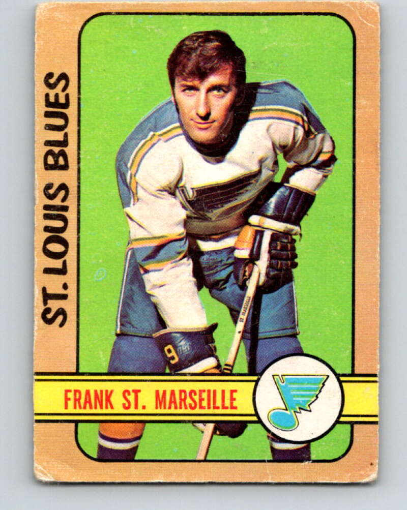 1972-73 O-Pee-Chee #65 Frank St. Marseille St. Louis Blues V3535