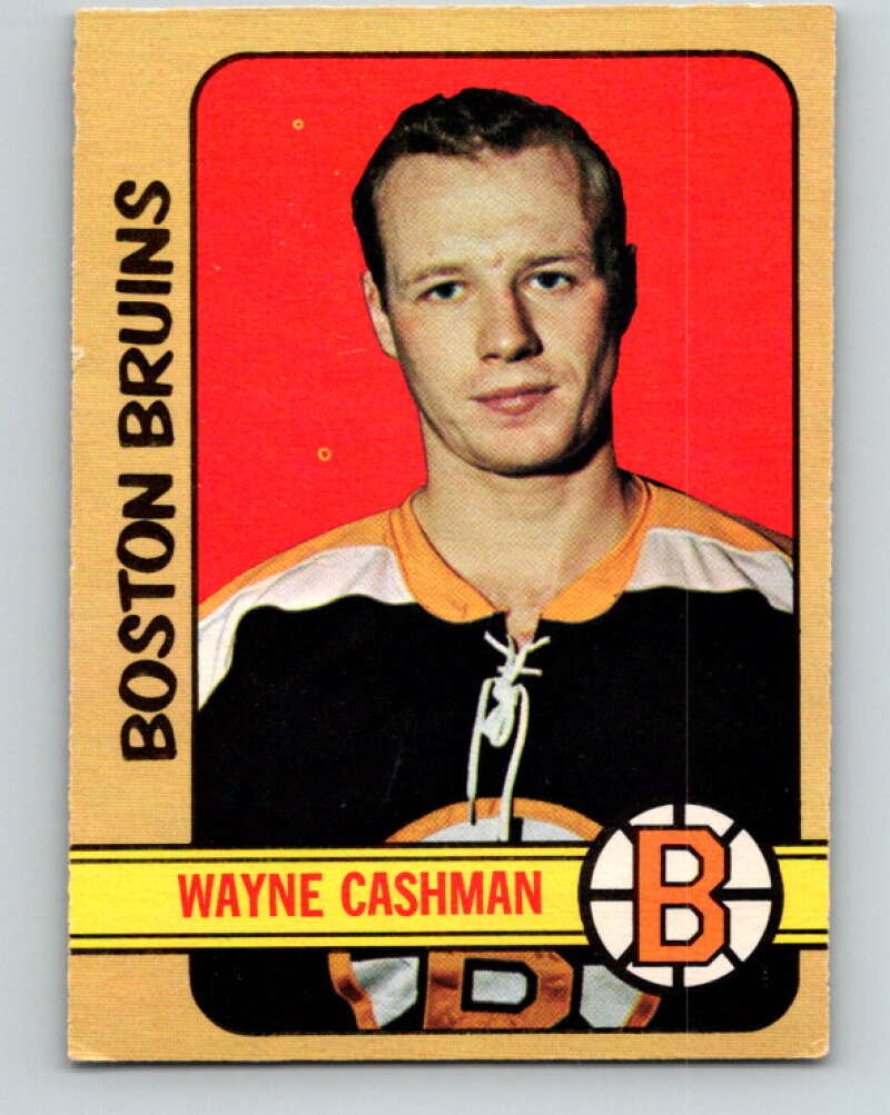 1972-73 O-Pee-Chee #68 Wayne Cashman Boston Bruins V3553