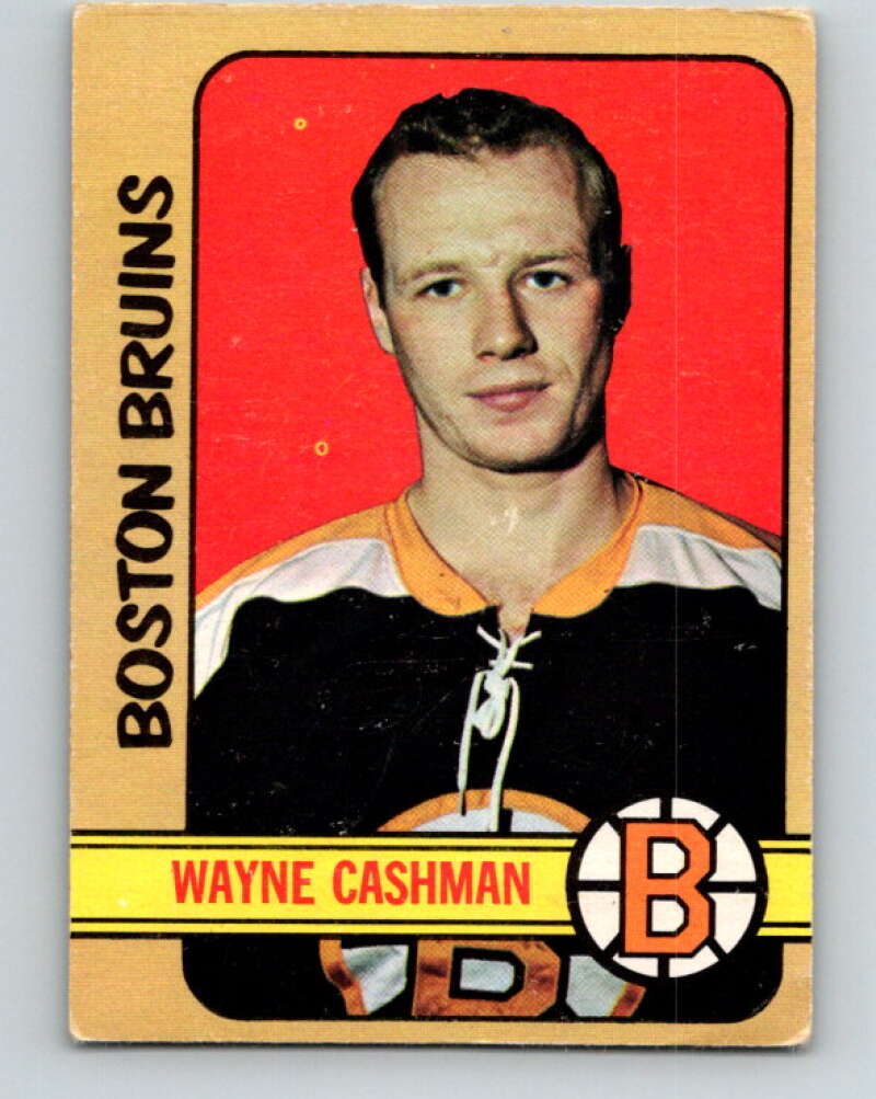 1972-73 O-Pee-Chee #68 Wayne Cashman Boston Bruins V3554