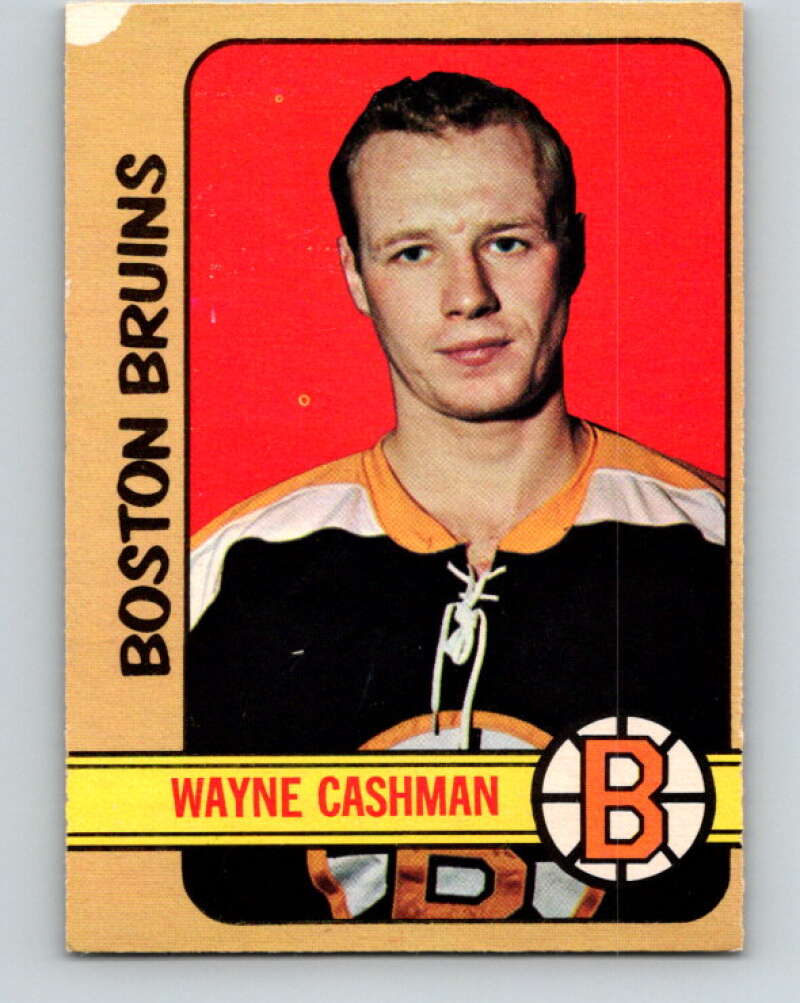 1972-73 O-Pee-Chee #68 Wayne Cashman Boston Bruins V3556