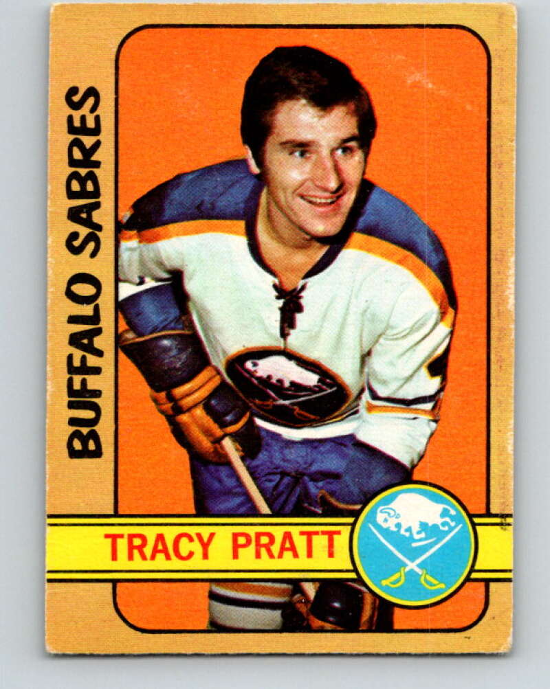 1972-73 O-Pee-Chee #69 Tracy Pratt Buffalo Sabres V3557