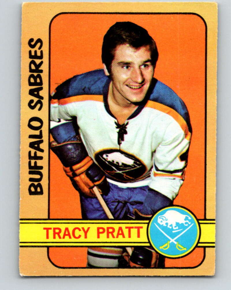 1972-73 O-Pee-Chee #69 Tracy Pratt Buffalo Sabres V3558