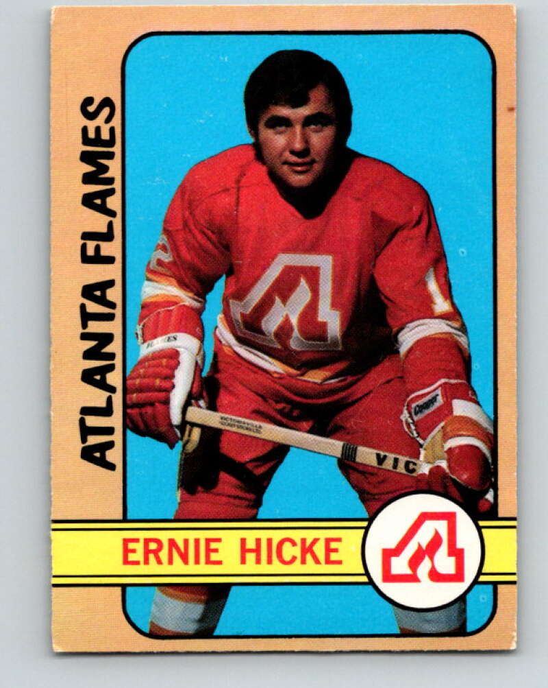 1972-73 O-Pee-Chee #72 Ernie Hicke Atlanta Flames V3575