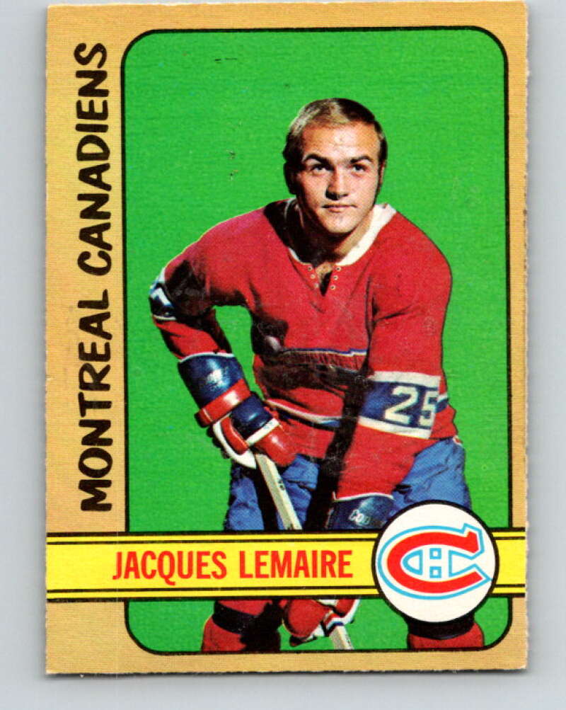 1972-73 O-Pee-Chee #77 Jacques Lemaire Montreal Canadiens V3610